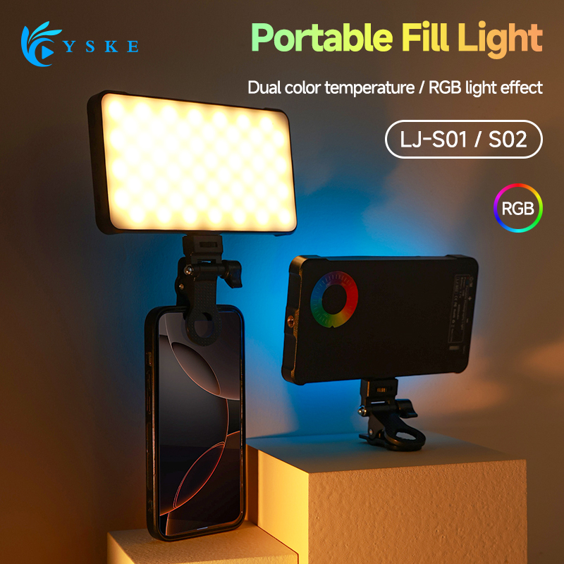 Lighting Gallery - ไฟวิดีโอ LED RGB แบบพกพา สำหรับถ่ายภาพ โทรศัพท์