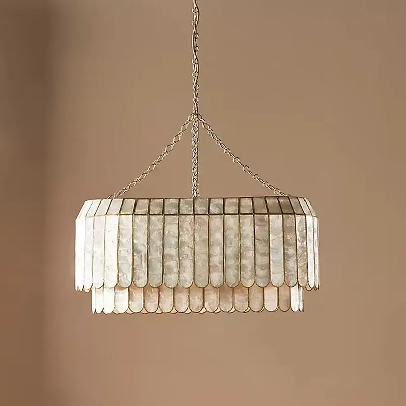 Home Lighting And Decor - โคมไฟระย้าสไตล์อเมริกันสมัยใหม่ สำหรับห้องรับประทานอาหาร ห้องนั่งเล่น โรงแรม ตกแต่งบ้าน สีทอง