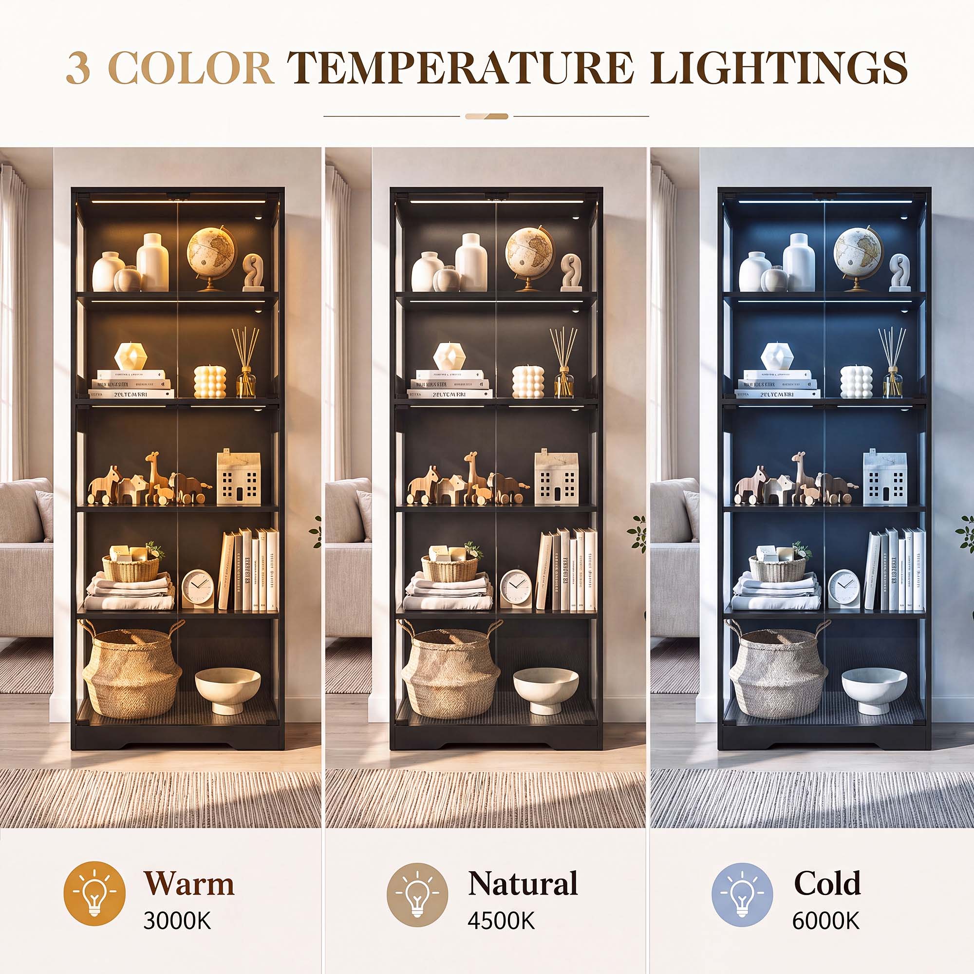 ตู้โชว์ 5 ชั้น TCGBKAF พร้อมปร - Lighting & Home Decor Studio Photos บทวิจารณ์และราคา