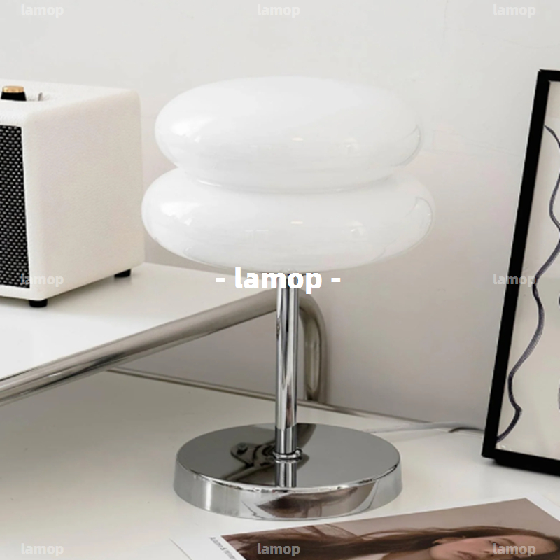 โคมไฟตั้งโต๊ะทรงกลมสีครีม Bauh - Lighting Decor Room บทวิจารณ์และราคา