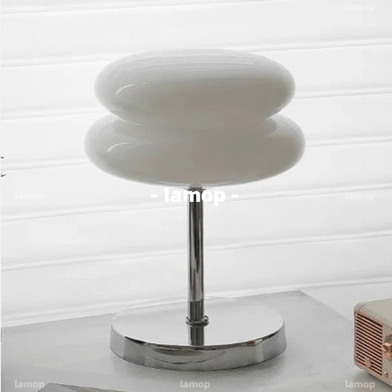 โคมไฟตั้งโต๊ะทรงกลมสีครีม Bauh - Lighting Decor Room บทวิจารณ์และราคา