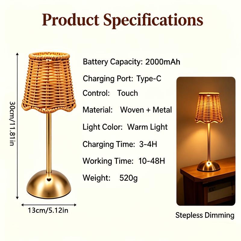 โคมไฟตั้งโต๊ะสไตล์โบฮีเมียนทำจ - Home Lighting And Decor บทวิจารณ์และราคา