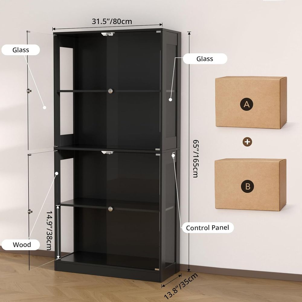 ตู้โชว์กระจก 65 บาน, ตู้โชว์ 4 - Lighting & Home Decor Studio Photos บทวิจารณ์และราคา