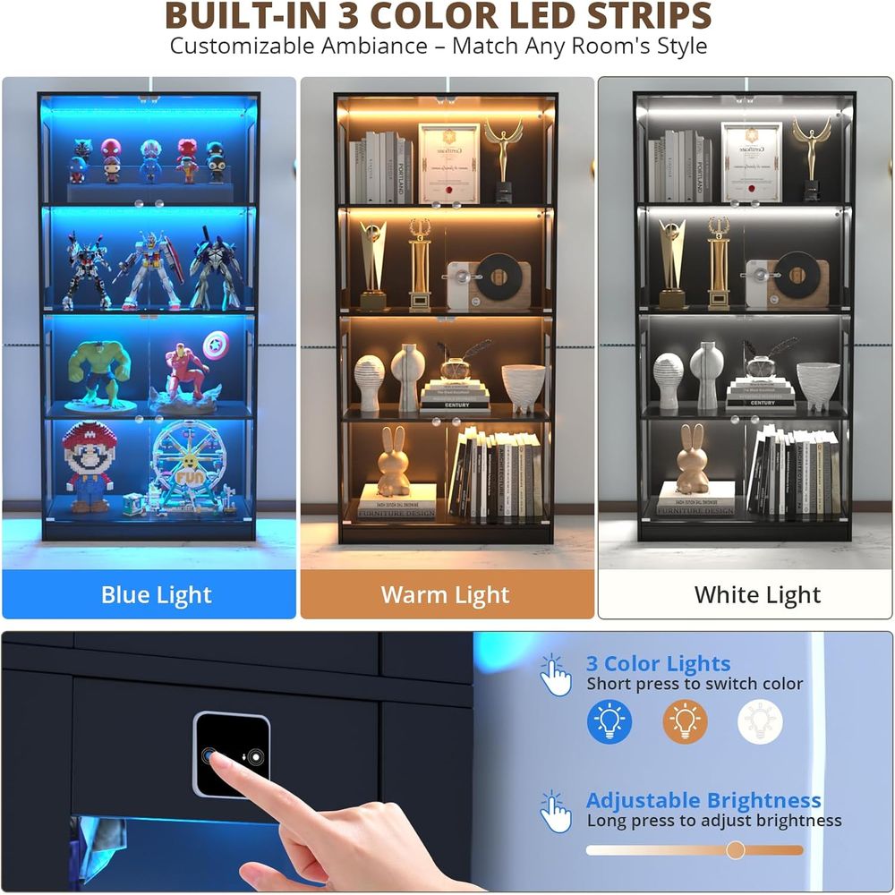 ตู้โชว์กระจก 65 บาน, ตู้โชว์ 4 - Lighting & Home Decor Studio Photos บทวิจารณ์และราคา