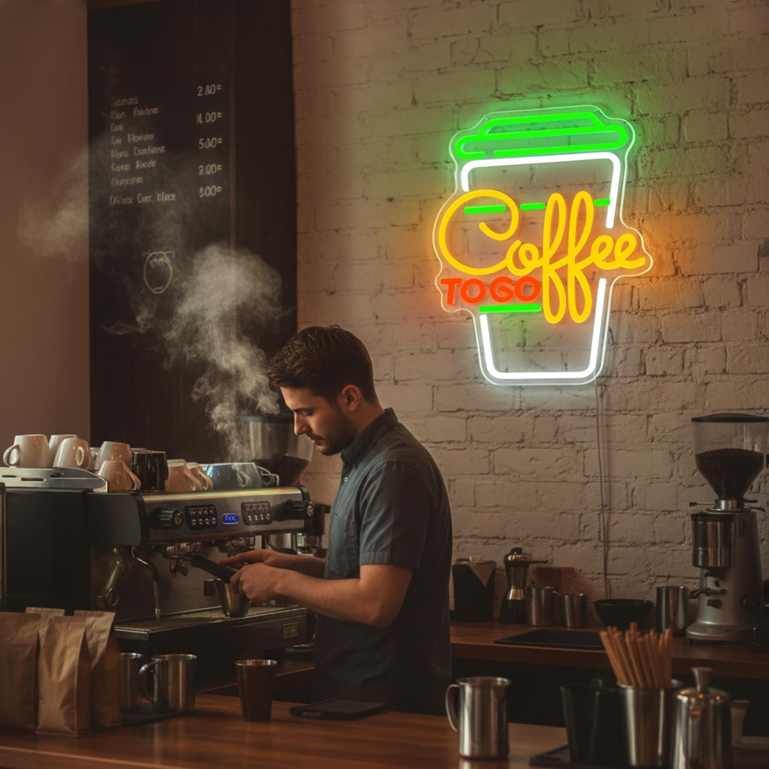 ป้ายไฟนีออนรูปกาแฟ ไฟ LED ปรับ - Home Lighting And Decor บทวิจารณ์และราคา