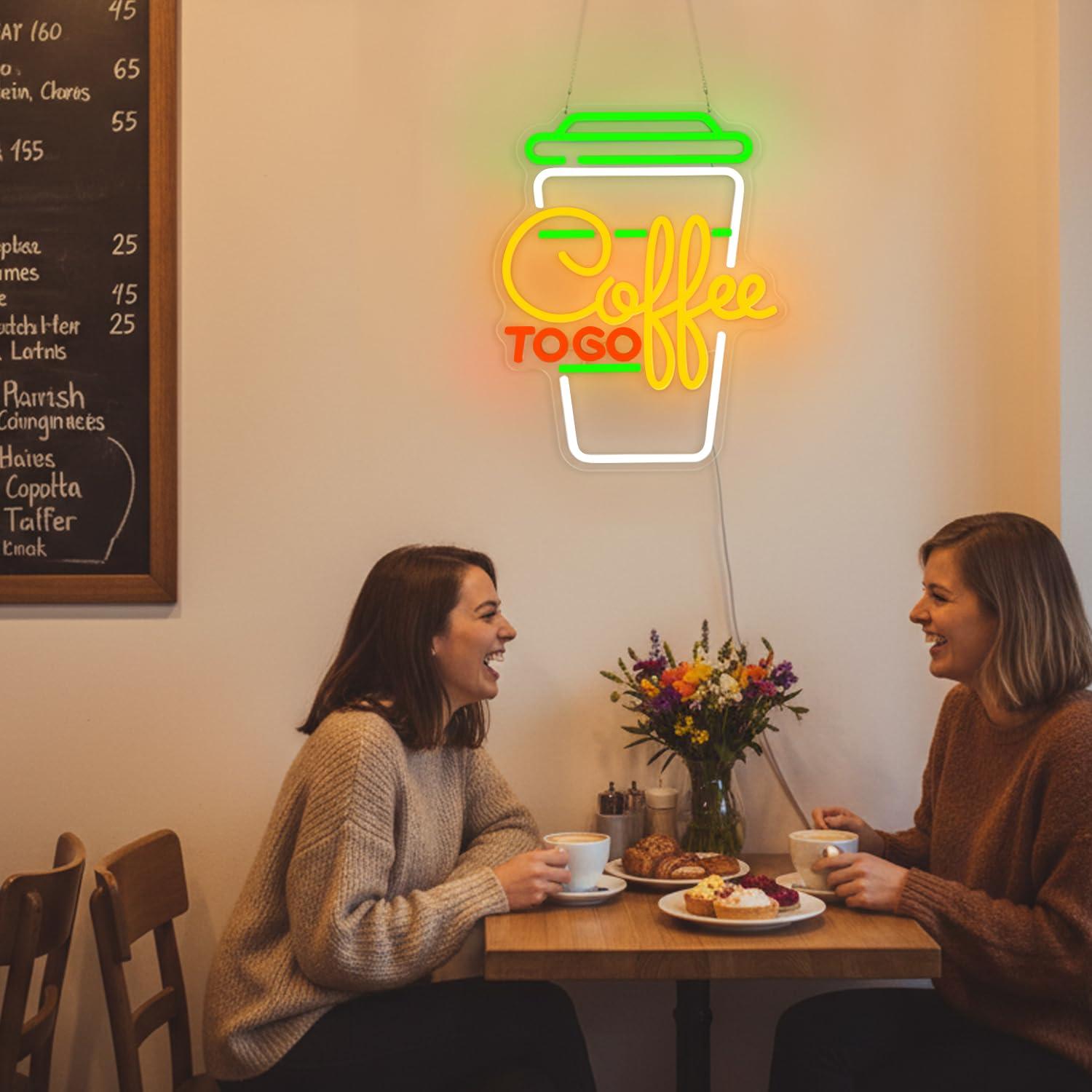 ป้ายไฟนีออนรูปกาแฟ ไฟ LED ปรับ - Home Lighting And Decor บทวิจารณ์และราคา