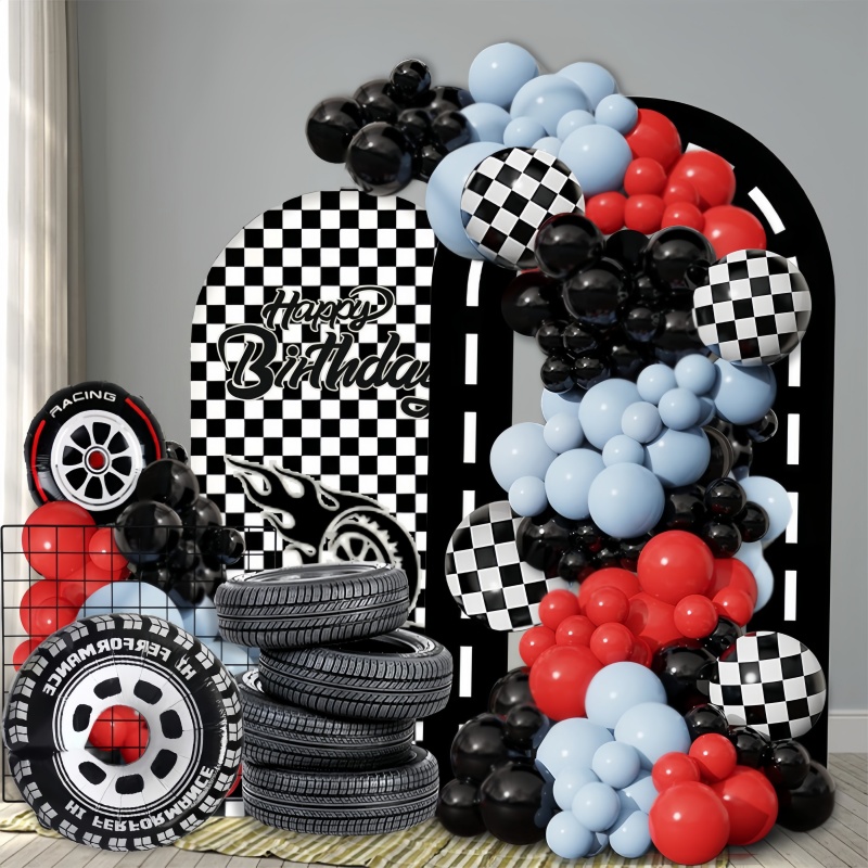 ชุดลูกโป่งธีมการแข่งรถ 115 ชิ้ - Lighting Mcqueen Birthday Decor บทวิจารณ์และราคา