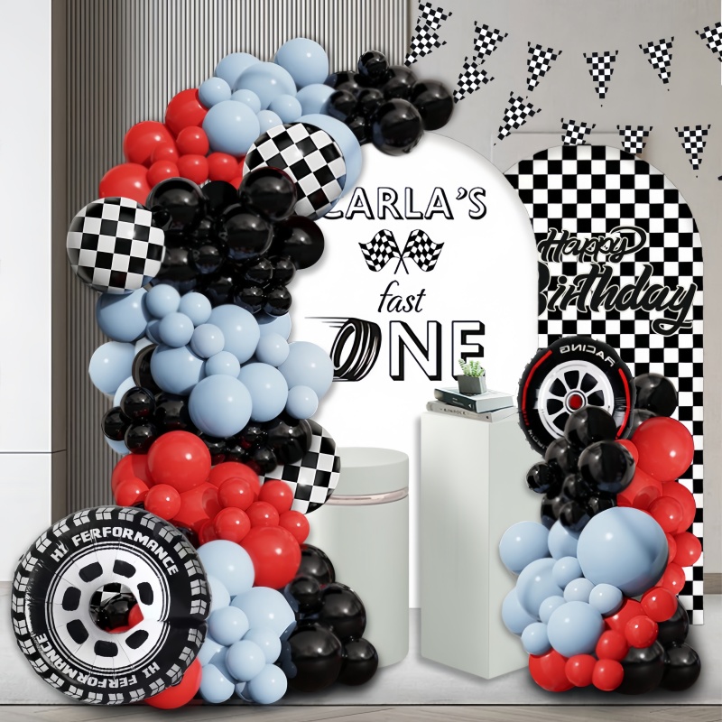 ชุดลูกโป่งธีมการแข่งรถ 115 ชิ้ - Lighting Mcqueen Birthday Decor บทวิจารณ์และราคา