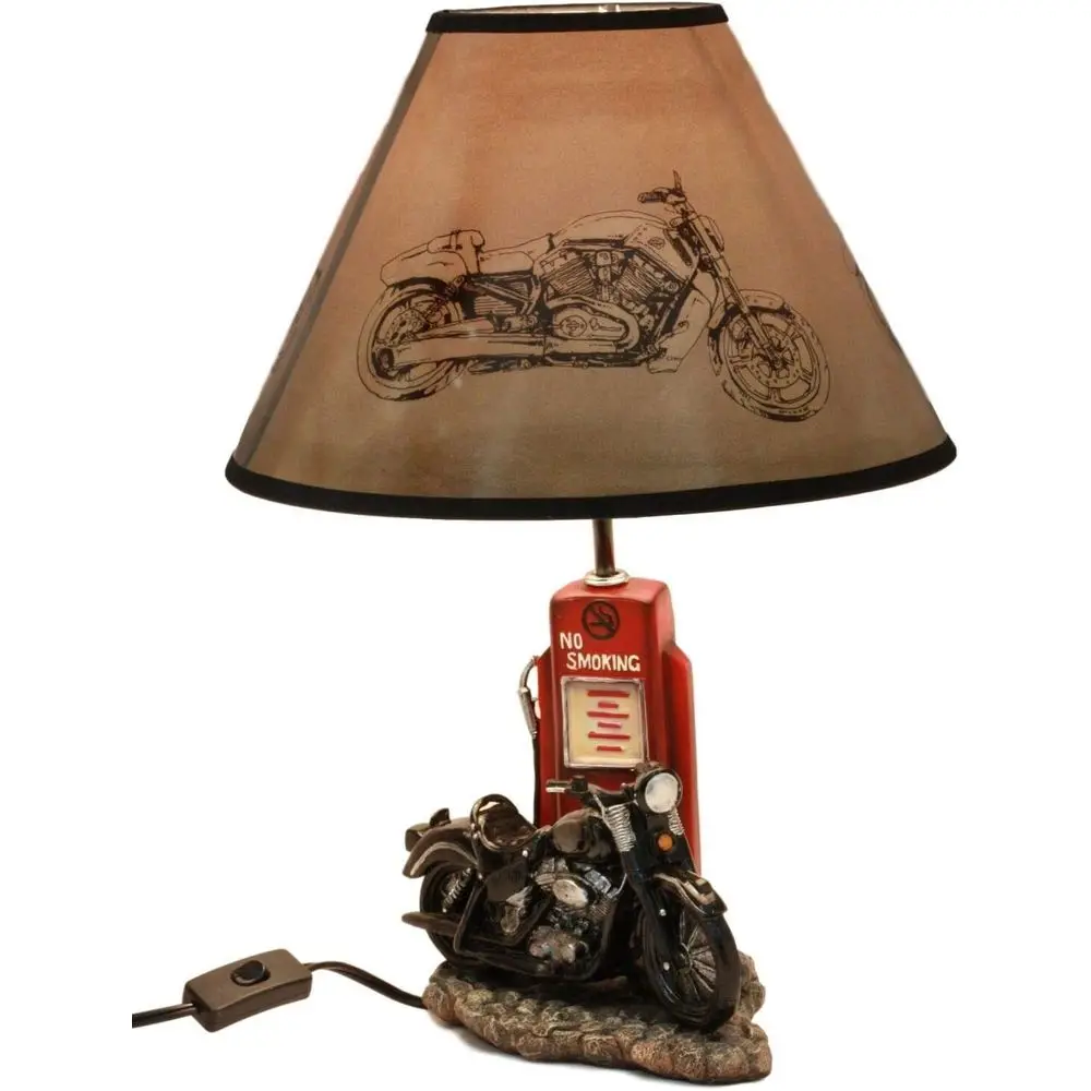 โคมไฟตั้งโต๊ะรูปปั๊มน้ำมันรถมอ - Home Lighting And Decor บทวิจารณ์และราคา